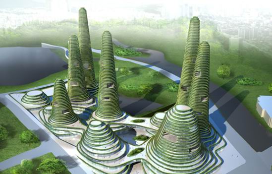 未来の9大エコ建築を紹介 ４ 韓国のエコ ニュータウン