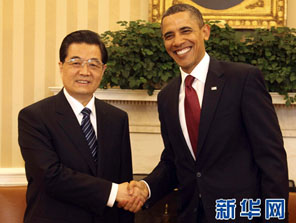 胡錦濤主席がオバマ米大統領と会談