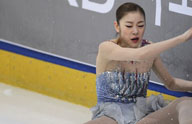 フィギュアスケート韓国選手権　金妍児選手がトップに