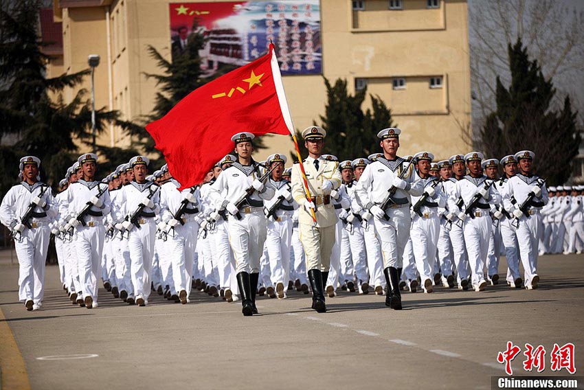 中国海軍北海艦隊の新兵