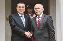 李総理、スイス大統領と会談