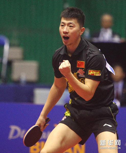 卓球アジア選手権、中国男子が日本を圧倒
