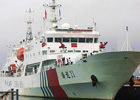 中国の最新鋭巡視船を青島で一般公開