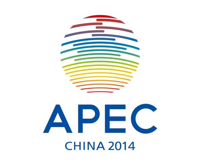次回APECは北京雁栖湖で開催　ロゴマークを発表