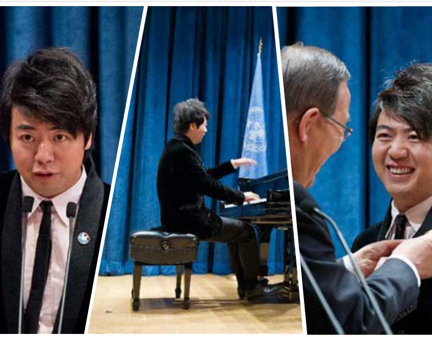中国人ピアニスト、郎朗が国連ピース・メッセンジャーに