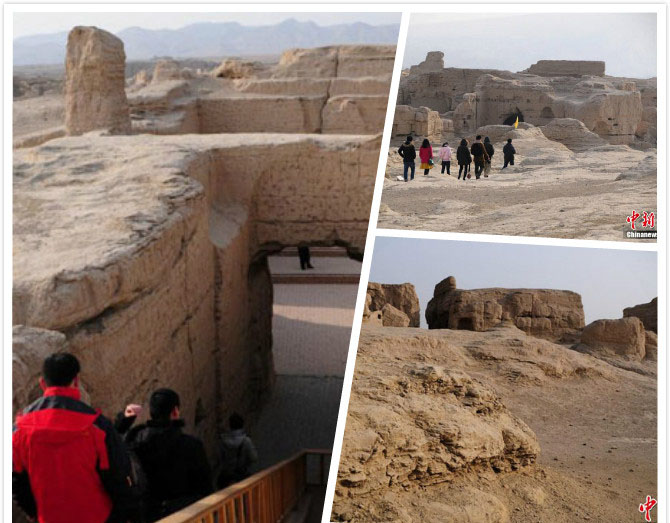 新疆の交河古城、乾燥気候が良好な保存状態を維持
