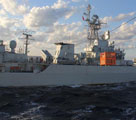 第16次護衛艦編隊が新年度初の海上補給