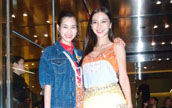 香港　アンジェラベイビーがボヘミア風ファッションでイベントに