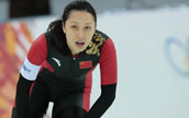 ソチ冬季五輪スピードスケート女子500メートル　張虹が4位