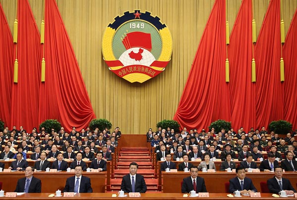 中国人民政治協商会議・第12期全国委員会（第12期全国政協）の第2回会議が3日午後、人民大会堂で開幕した。