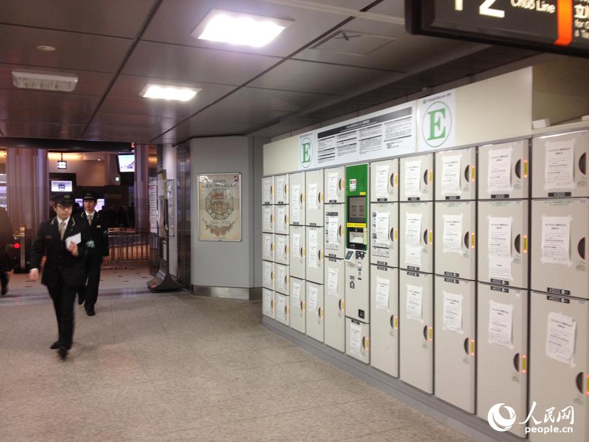 東京駅のコインロッカーは22日から全て使用停止となった。