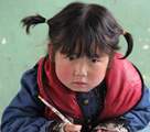 国際子供の日フォト　山村の子どもたちが見せる澄んだ瞳