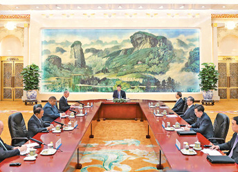 習近平国家主席　BRICS安全保障事務レベル会議代表と会見