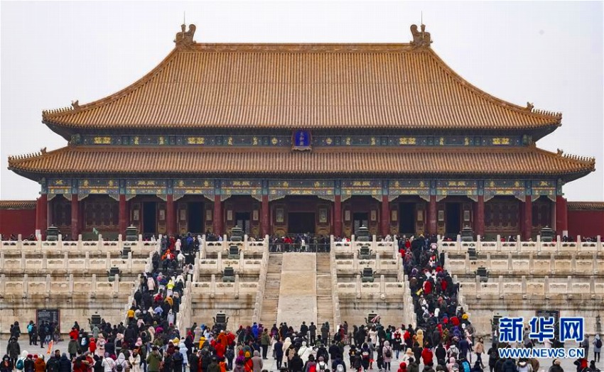 春節連休中、北京市が受け入れた観光客延べ811万7千人に