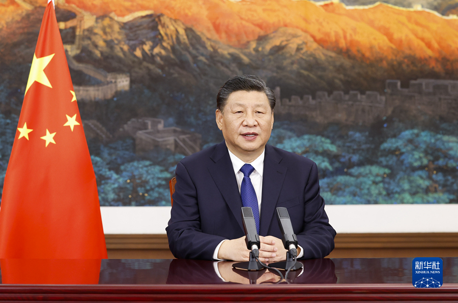 習近平国家主席「中国共産党は平和的発展路線を堅持」