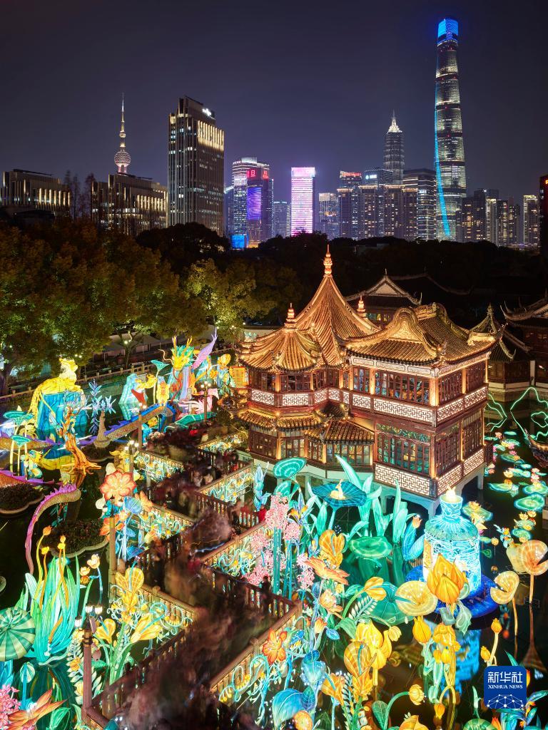 上海豫園のランタンイベント閉幕へ