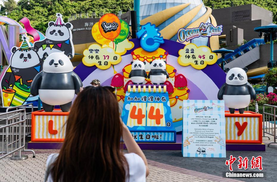 香港海洋公園がウォーターフェスティバルと双子パンダの誕生会イベント