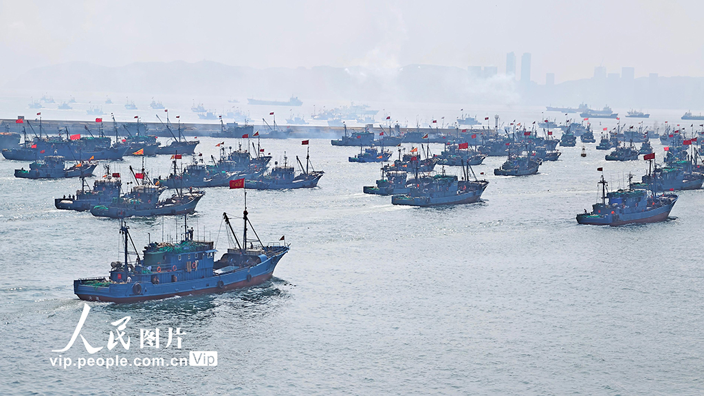 中国黄海・渤海の休漁期間が終了　漁船3万隻が一斉に漁を開始