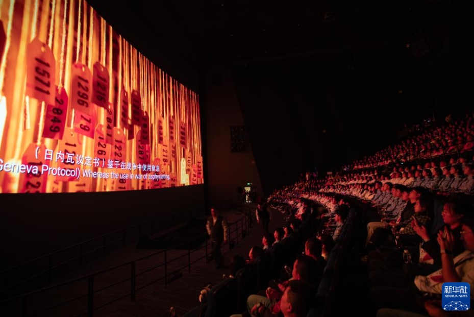 旧日本軍の731部隊を描いた映画「731」のワールドプレミア上映会　黒竜江省