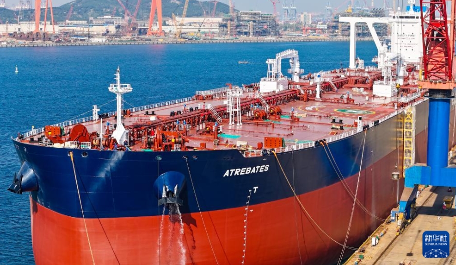 アンモニア燃料超大型原油タンカーの引き渡し完了　山東省青島