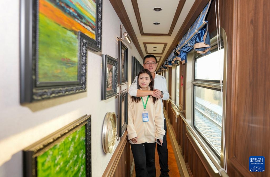 氷雪観光列車「伊春号」のテスト運行スタート　黒竜江省