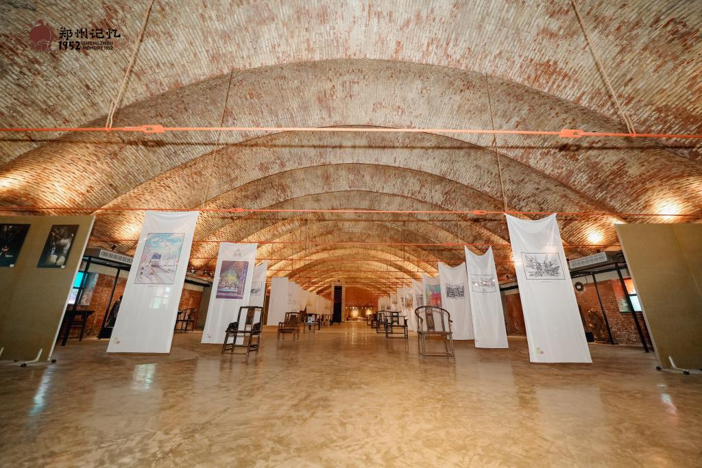 鄭州記憶1952油化廠クリエイティブパークの穹廬アートセンター(画像提供・鄭州記憶1952油化廠クリエイティブパーク)。