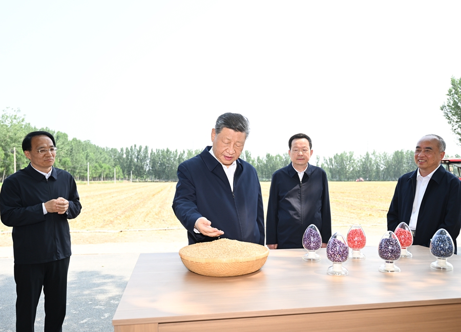 習近平総書記が山東省徳州市視察　「農業・農村現代化を着実に推進」と強調